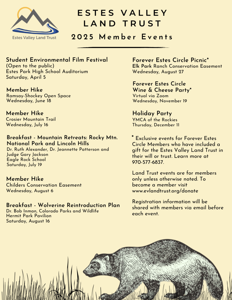 Updated 2025 Events Calendar - No Workshop